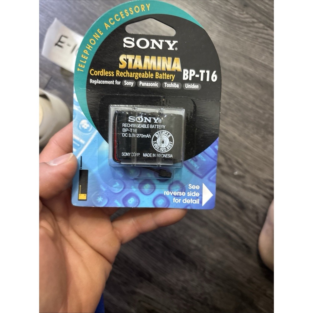 SONY STAMINA Cordless Rechargeable Battery, BP-T16